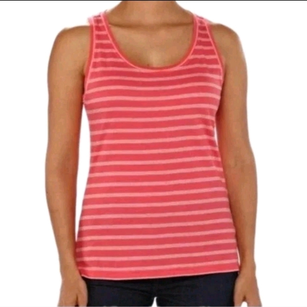 PATAGONIA Organic Cotton W's Shallow Seas Striped Cutout Tank M